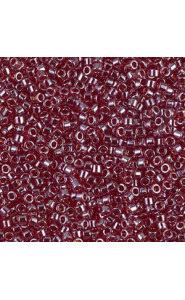 Miyuki delica Beads 11/0 - Transparent dark cranberry luster DB-1222